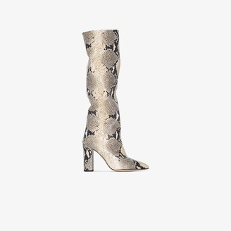 snake print boots uk