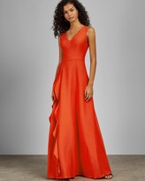 ted baker burnt orange dress