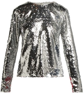 Racil Judy Sequinned Top - Silver