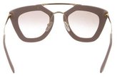 Thumbnail for your product : Prada Oversize Cat-Eye Sunglasses