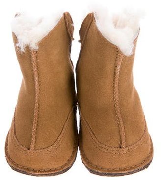 UGG Boys' Suede Round-Toe Boots