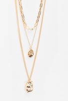 Thumbnail for your product : Nasty Gal Womens Layered Charm Necklace
