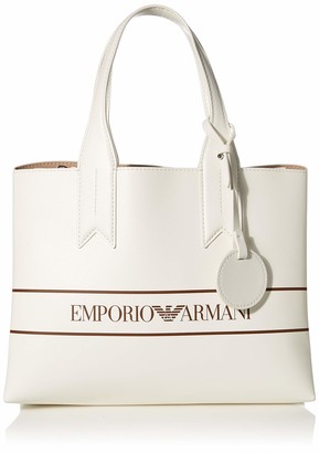 Emporio Armani Women's Medium Logo Band Tote Bag