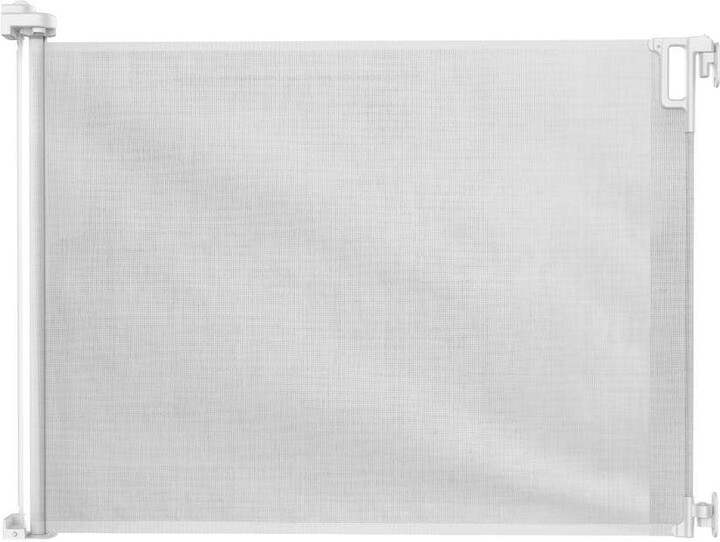 Perma Child Safety 79 in. W x 38.6 in. Tall White Ultimate Retractable Baby Gate