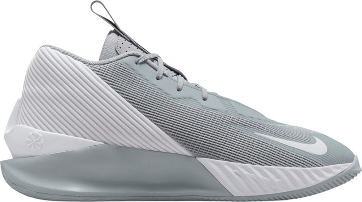 Nike G.T. Jump Academy Basketball Shoes, Men's, M8.5/W10, Wolf Grey/Black/White