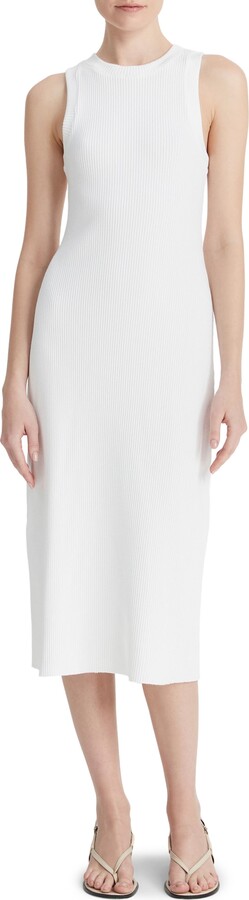 Vince Rib Tank Midi Dress