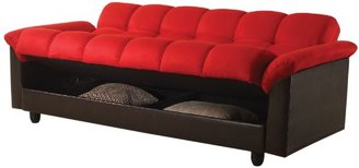 Acme 57055 Achava Adjustable Sofa, Red Finish