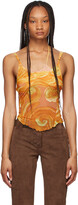 Thumbnail for your product : KNWLS Orange Halcyon Tank Top