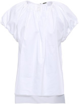 Thumbnail for your product : Adam Lippes Gathered Cotton-poplin Blouse