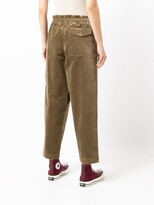 Thumbnail for your product : YMC Sylvian polka-dot straight trousers