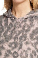 Thumbnail for your product : Blank NYC Leopard Hooded Sweatshirt