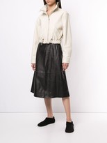 Thumbnail for your product : Proenza Schouler White Label Zip-Up Leather Jacket