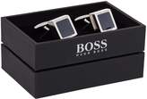 Thumbnail for your product : HUGO BOSS Square enamel cufflinks