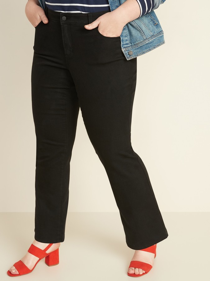mid rise plus size jeans
