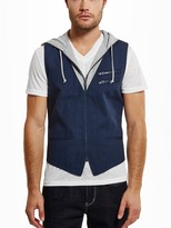 Thumbnail for your product : GUESS Rex Slub Hooded Vest
