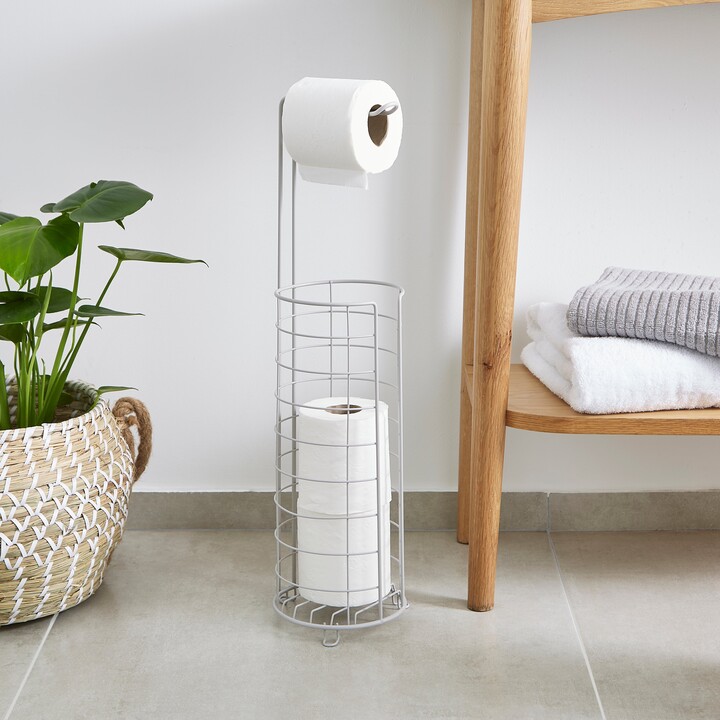 Dunelm Wire Toilet Butler Grey ShopStyle Bath Accessories