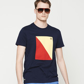 Thumbnail for your product : Lacoste Maritime flags printed crew neck tee-shirt