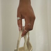 Thumbnail for your product : Lucy Ashton Jewellery - Hammered Disc Ring Sterling Silver