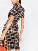 Thumbnail for your product : DSQUARED2 Madras Check Layered Dress