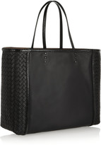Thumbnail for your product : Bottega Veneta Shopping ayers-trimmed leather tote