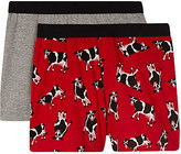 Thumbnail for your product : Hatley Cow print boxers 2-8 years