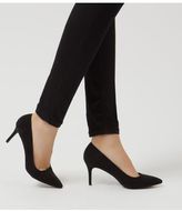 Thumbnail for your product : New Look Black Pointed Mid Heels