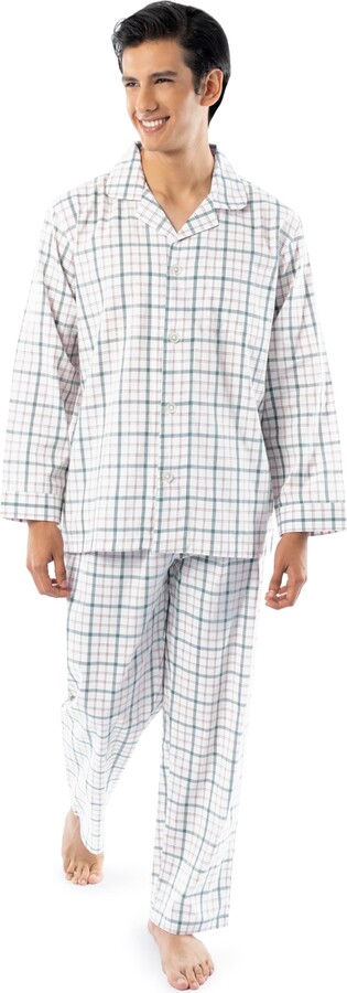 Pyjama Homme Fruit Of The Loom - Haut Manches Courtes Et Pantalon Long Confortable