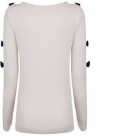 Thumbnail for your product : Patrizia Pepe Open Bow Sleeved Cardigan