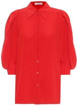 Thumbnail for your product : Givenchy Silk-crepe de chine blouse