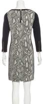Thumbnail for your product : Rebecca Taylor Printed Long Sleeve Mini Dress