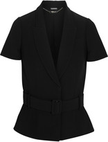 Thumbnail for your product : Alexander McQueen Belted crepe jacket