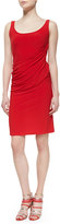 Thumbnail for your product : Natori Sleeveless Draped Jersey Dress, Chili