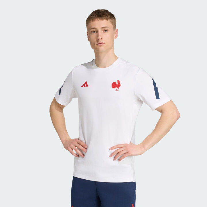 adidas France Travel Tee White XS Mens