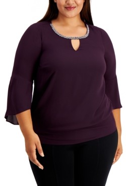 macys jm plus size tops