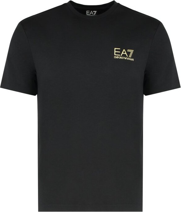 EA7 Emporio Armani Logo Printed Crewneck T-Shirt