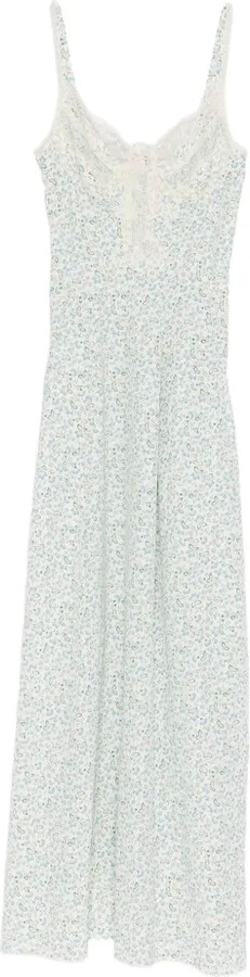 Ermanno Scervino Lace Floral Maxi Dress