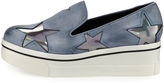 Thumbnail for your product : Stella McCartney Binx Iridescent Star Slip-On Sneaker
