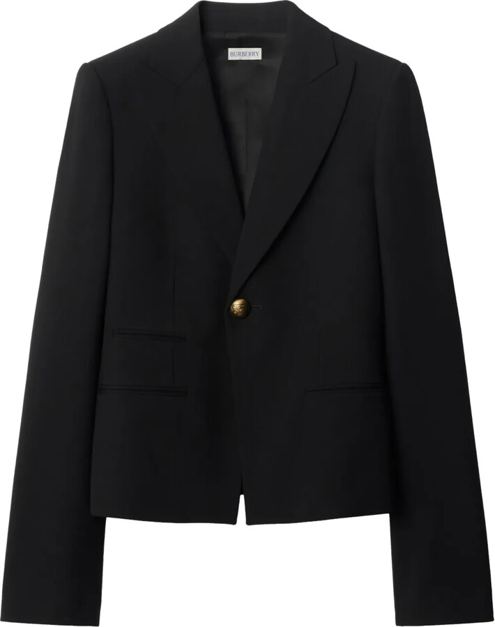 Burberry Wool Single-Breasted Blazer