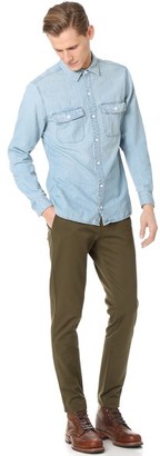Current/Elliott 2 Pocket Ruler Fit Denim Shirt