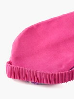 Thumbnail for your product : The Elder Statesman Striped Cashmere Eye Mask - Purple Multi