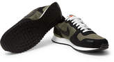 Thumbnail for your product : Nike Air Vortex Suede, Nylon And Mesh Sneakers - Green