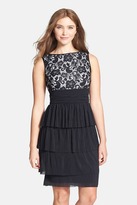Thumbnail for your product : Maggy London 'Plume' Lace Bodice Tiered Dress