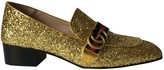 Gold Glitter Flats - ShopStyle