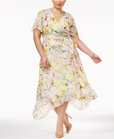 Thumbnail for your product : INC International Concepts Plus Size Floral-Print Wrap Dress, Only at Macy's