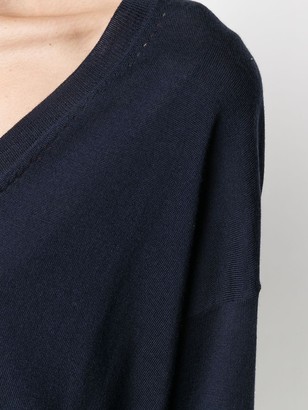 P.A.R.O.S.H. Lipster wool V-neck jumper