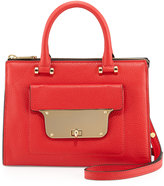 Thumbnail for your product : Milly Isabella Small Pebbled Tote Bag, Red