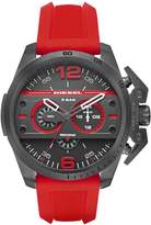 Thumbnail for your product : Diesel Men's Ironside Chronograph Silicone Strap Watch, 55mm
