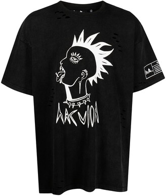 Haculla punk logo-print T-shirt
