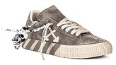 Thumbnail for your product : Off-White Low Vulcanized Leather Sneaker in Grey