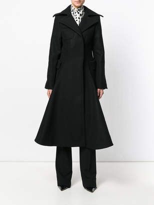 Jacquemus flared tailored trench coat